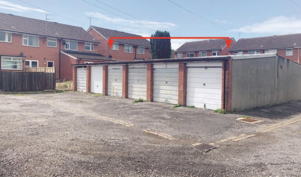 Lot: 58 - FOUR LOCK-UP GARAGES - FULLY LET -